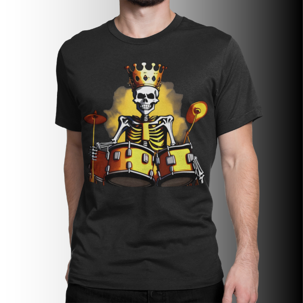 Camiseta Estampa Baterista King