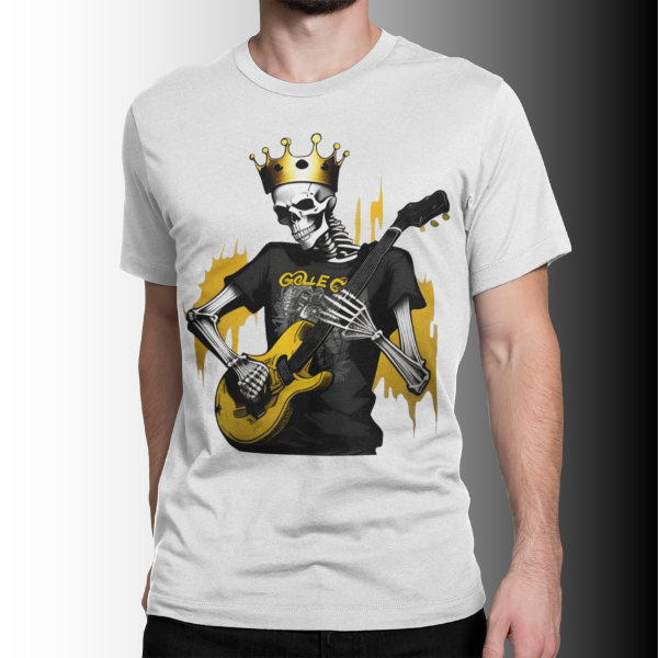 Camiseta Estampa Guitarrista King
