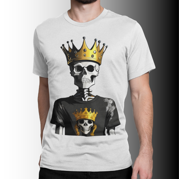 Camiseta Estampa Caveira King