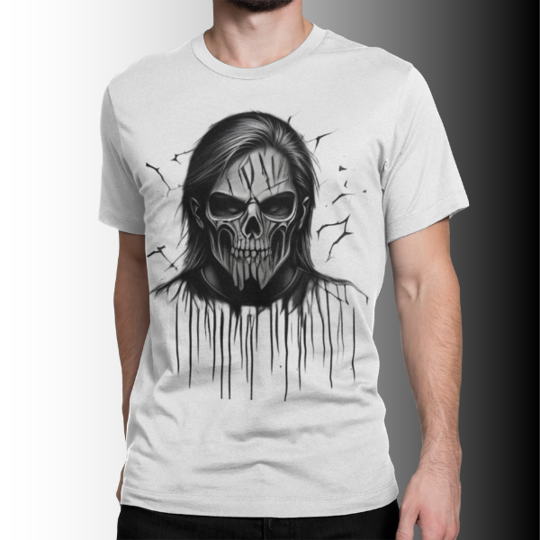 Camiseta Estampa Zumbi do Rock