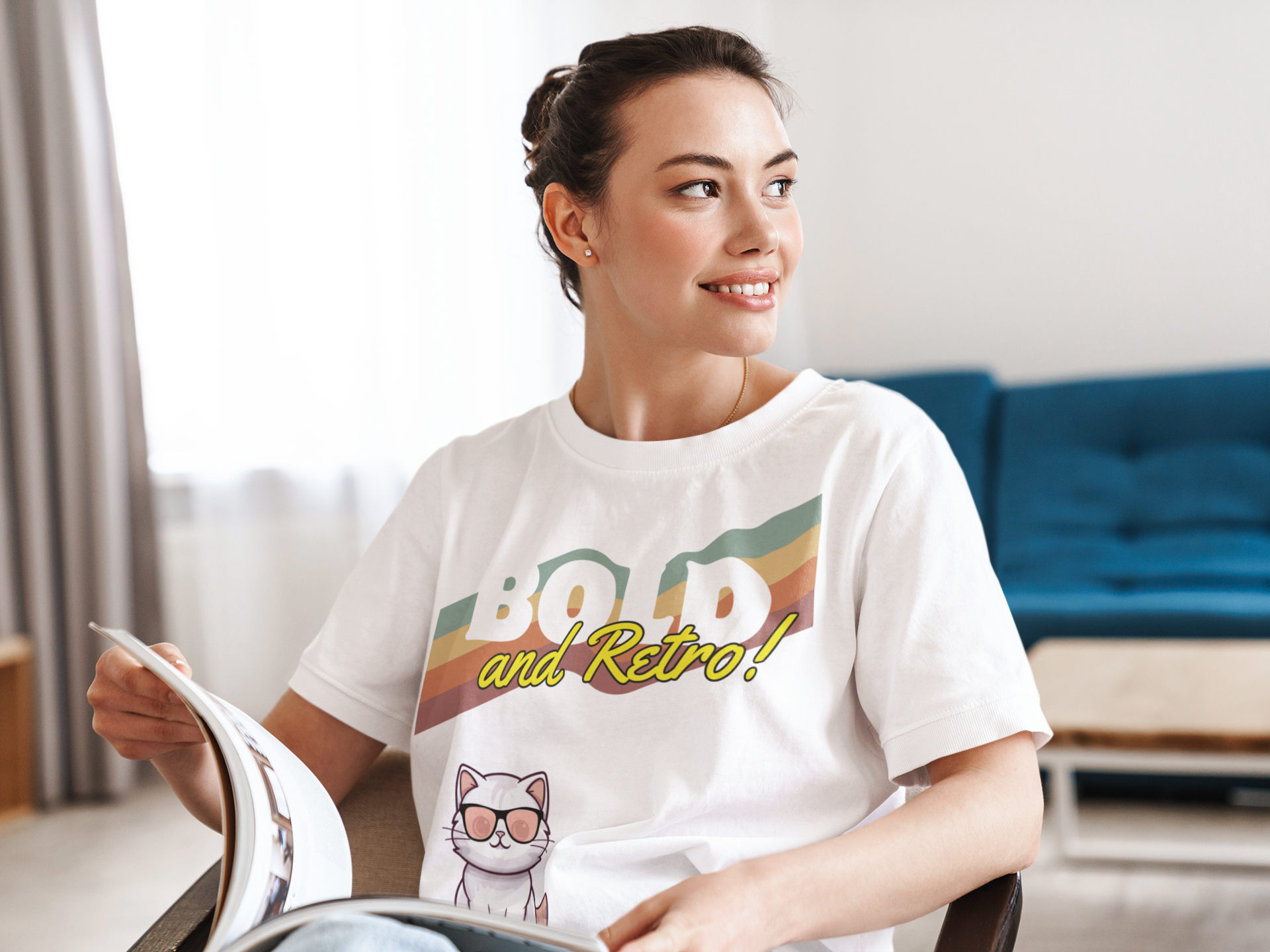 Bold and Retro feminina