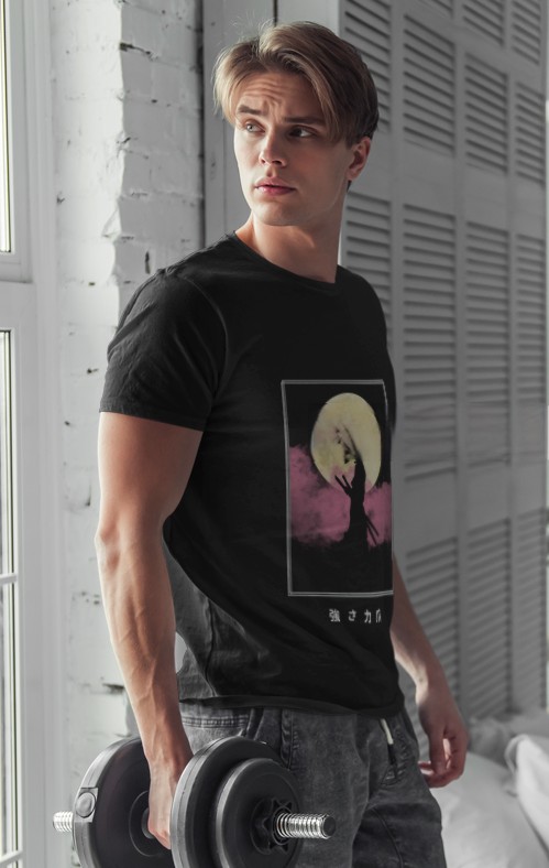 Camiseta de Treino Samurai Sob a Lua