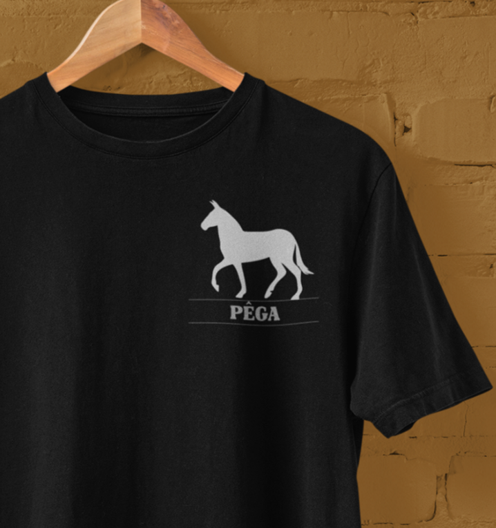 Camiseta Jumento/Mula Pêga (Escura)