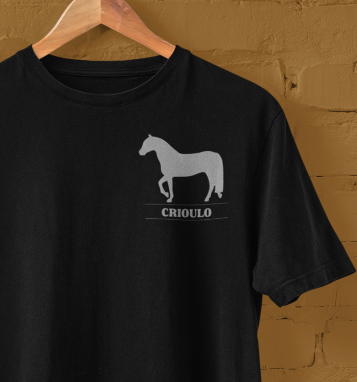 Nome do produto: Camiseta Cavalo Crioulo (Escura)