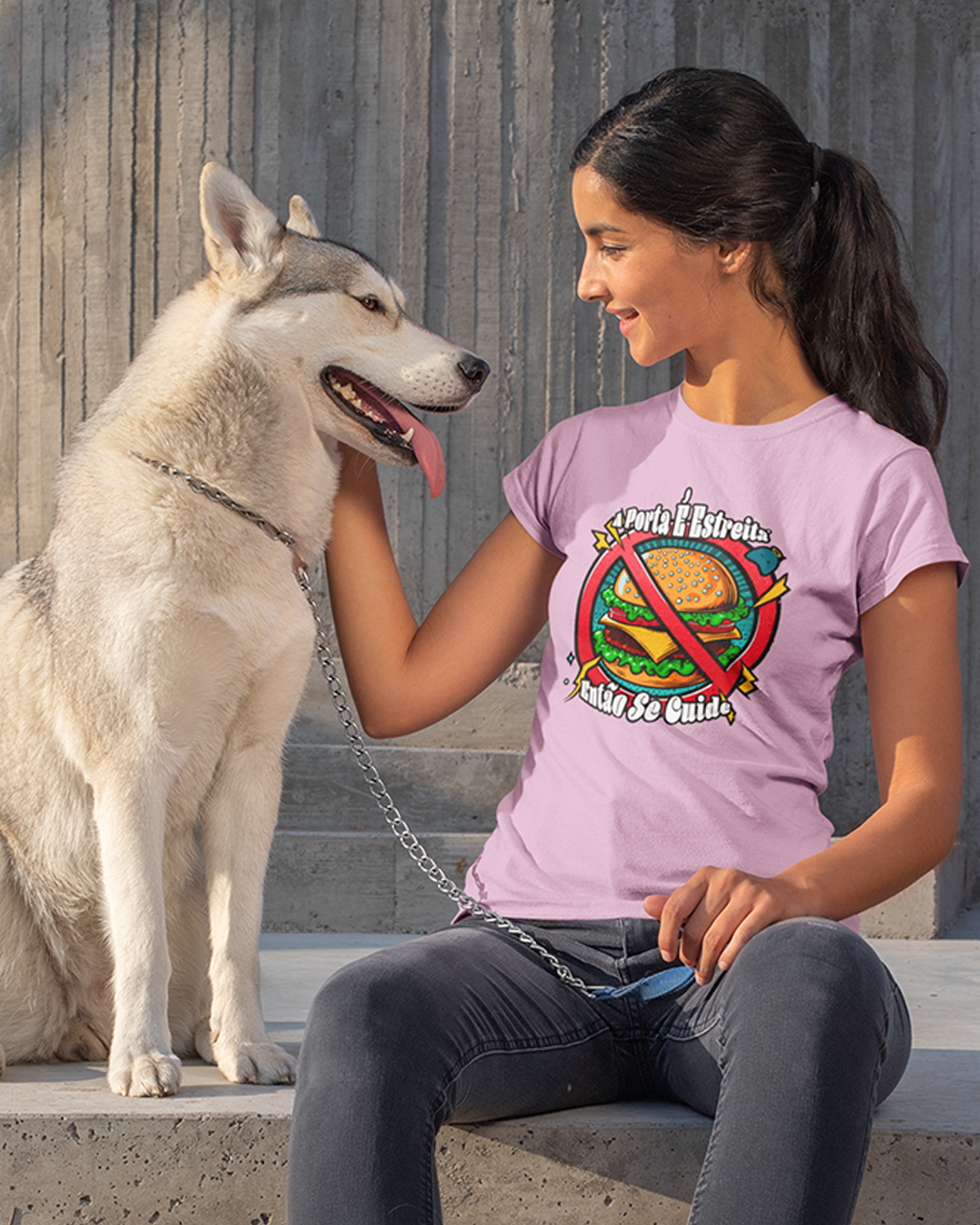 Long Feminina | Porta Estreita | Rosa