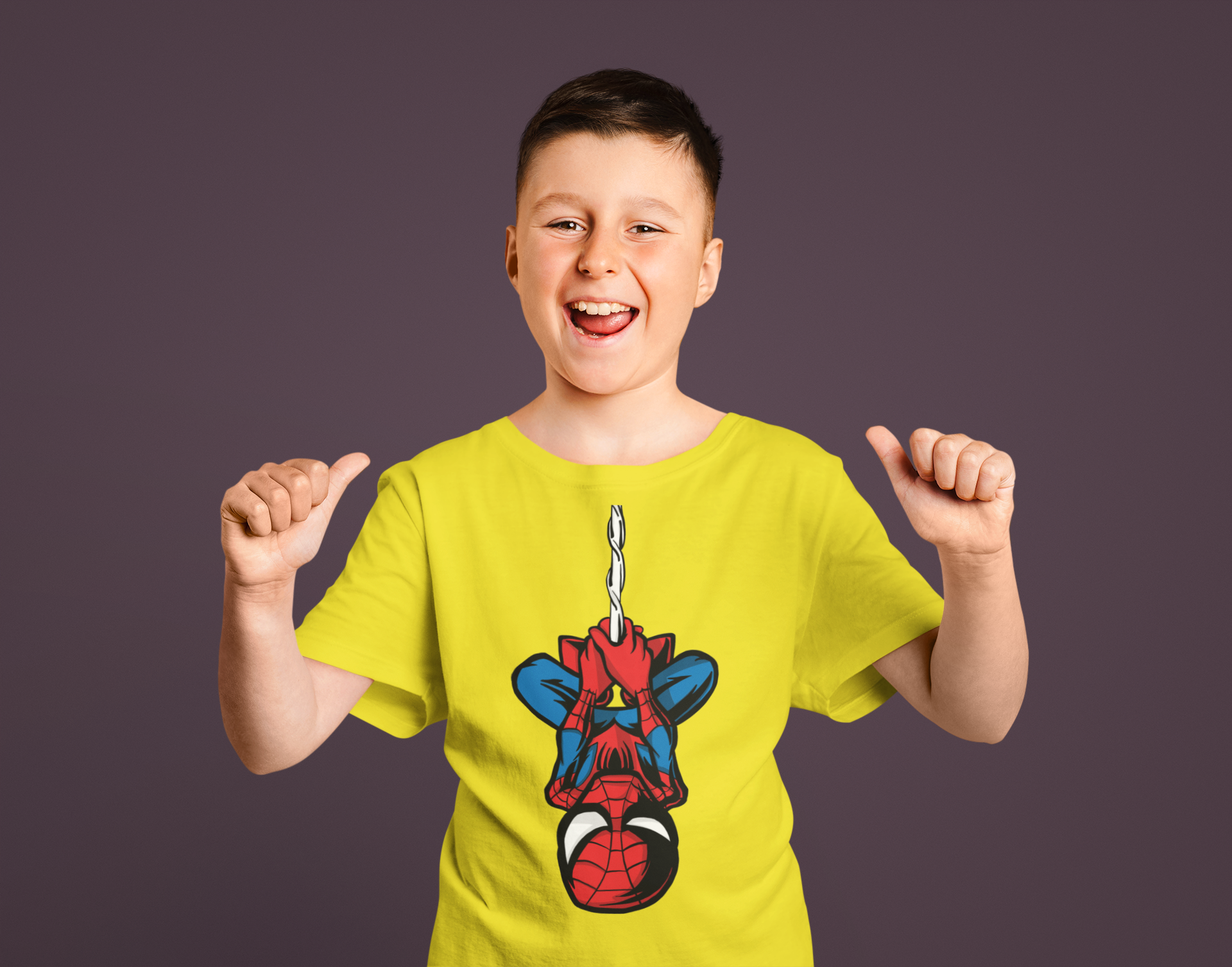Camiseta Spaider Man Quality Infantil (10 A 14)
