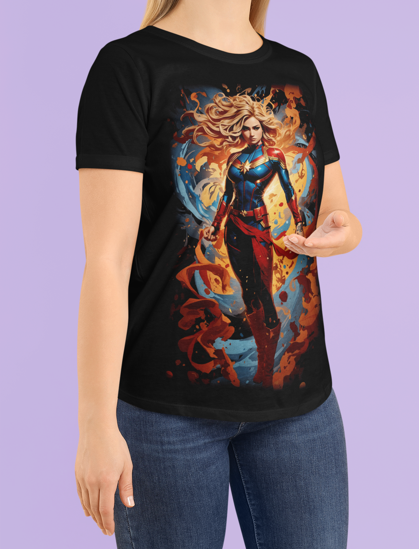  Camiseta  Capitã Marvel