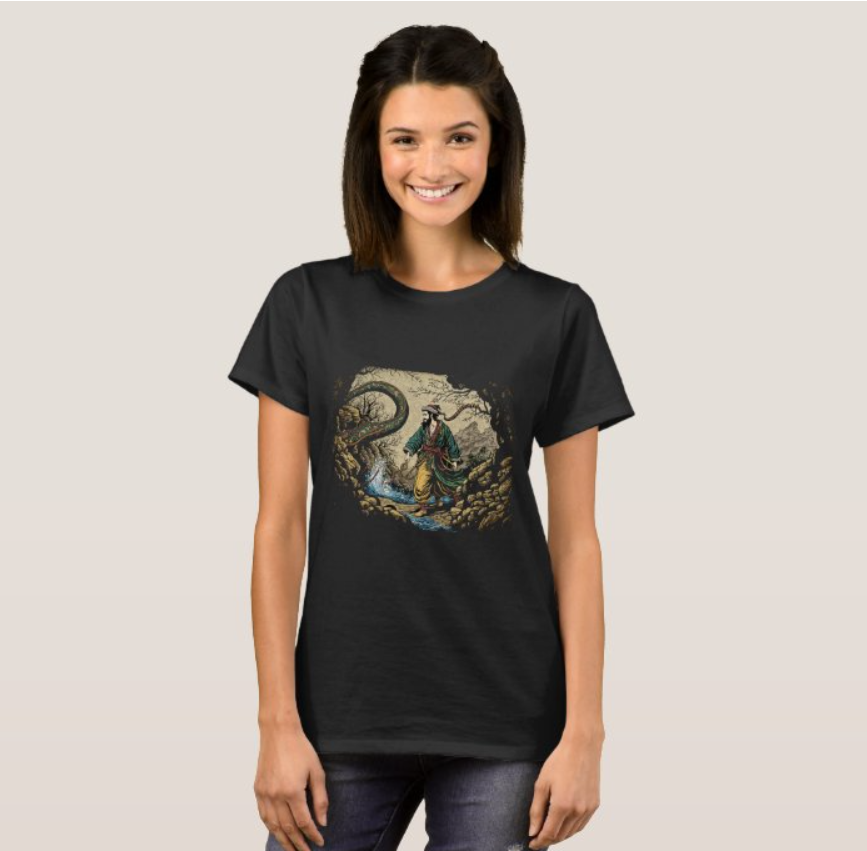 Camiseta Feminina Mitologia 100% Algodão Qualidade Premium