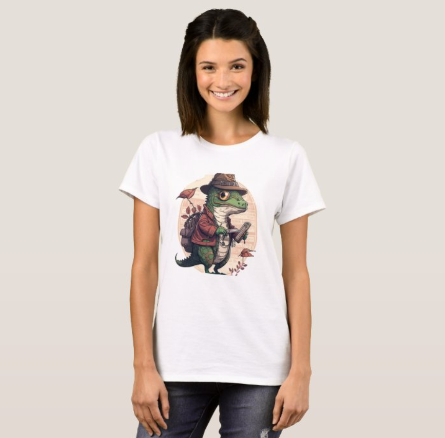 Camiseta Dino 100% Algodão Qualidade Premium