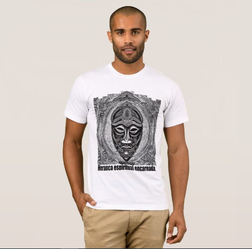 Camiseta Herança Masc 100% Algodão Qualidade Premium