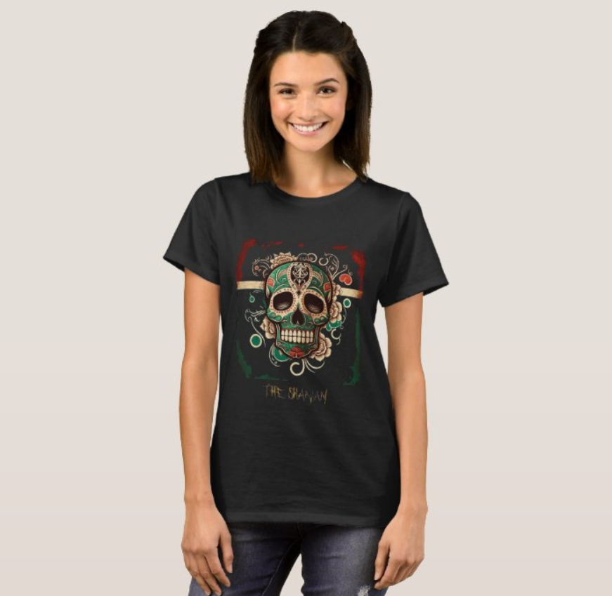 Camiseta Feminina Shaman2 100% Algodão Qualidade Premium