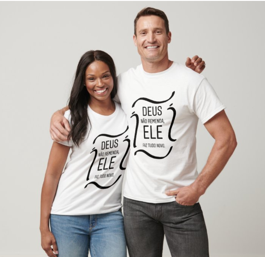 Camiseta Ele 100% Algodão Qualidade Premium