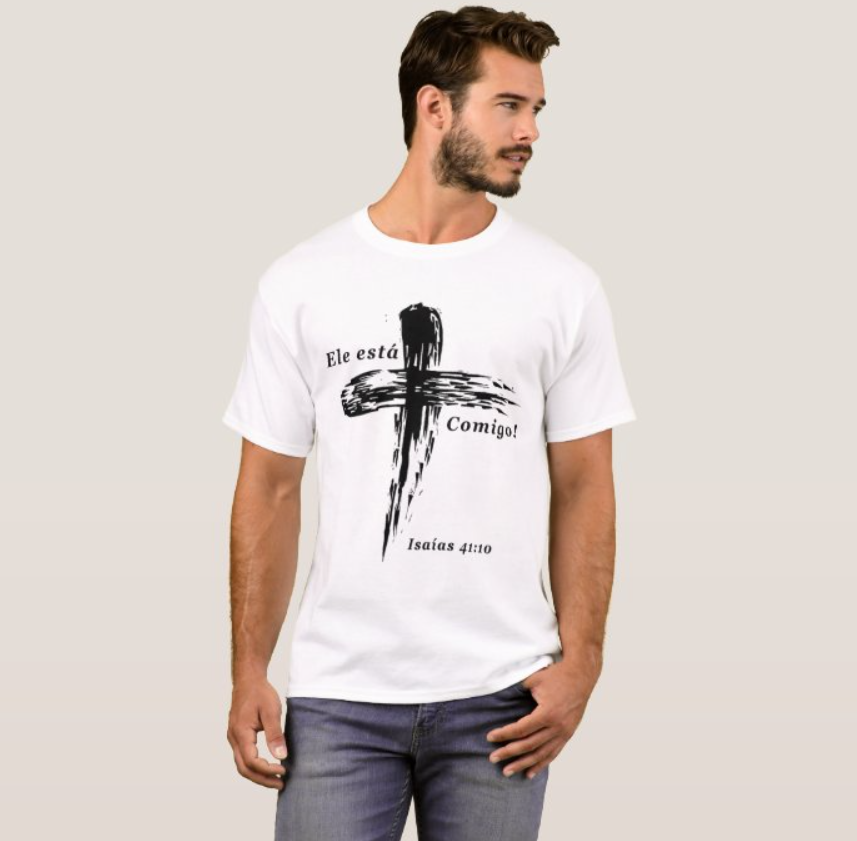 Camiseta Isaias Branca 100% Algodão Qualidade Premium