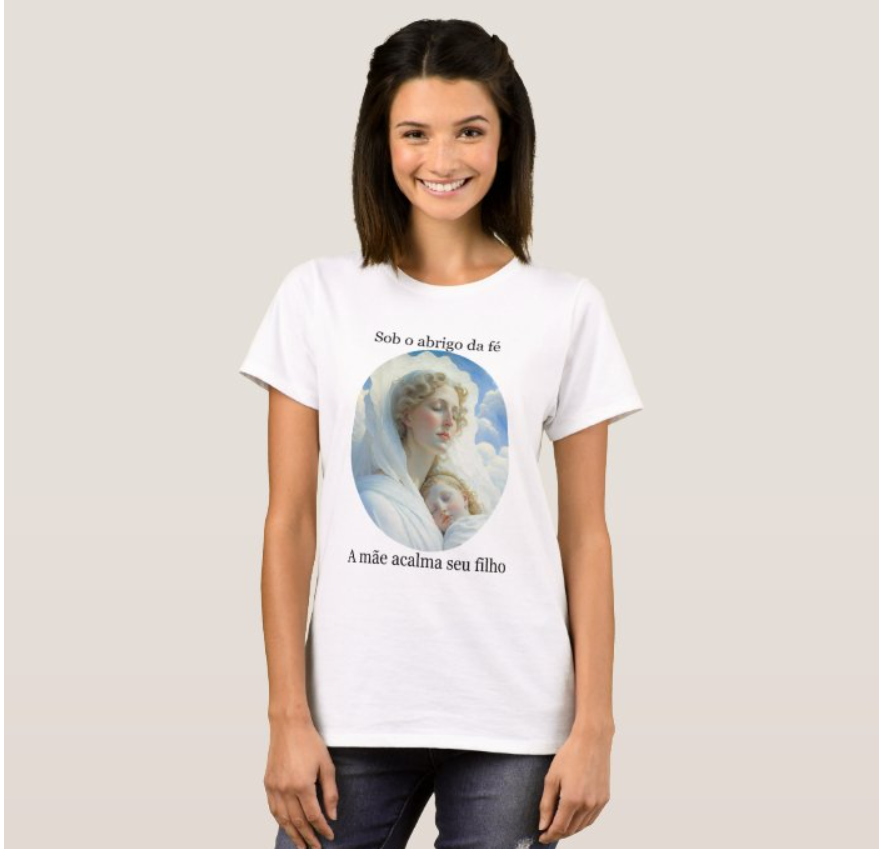 Camiseta Feminina A Mãe 100% Algodão Qualidade Premium