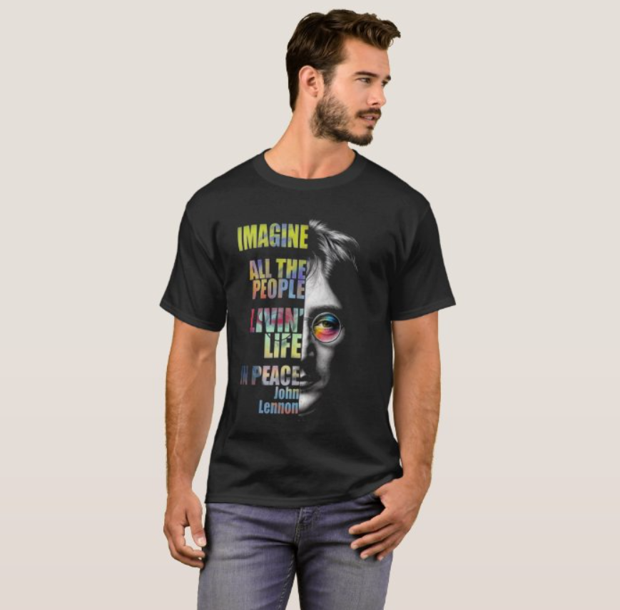Camiseta Imagine 100% Algodão Qualidade Premium