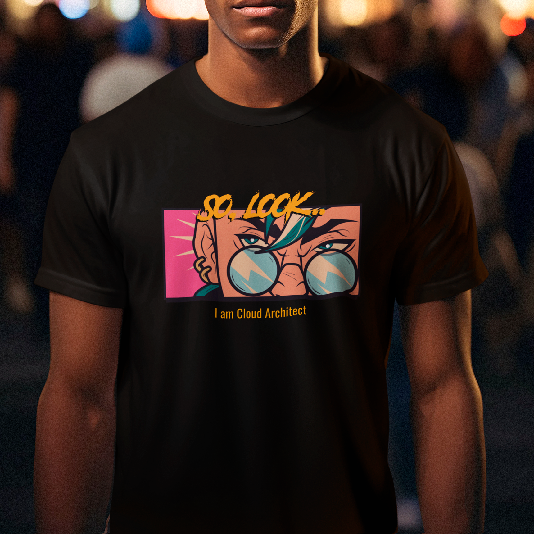 Camiseta - Cloud na Quebrada - I am cloud architect