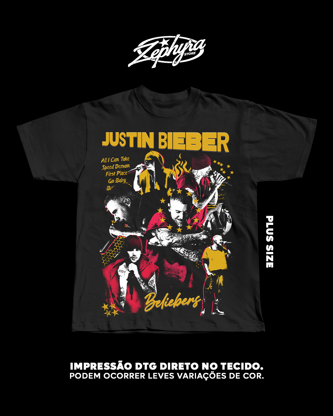 Plus Size - Justin Bieber  - Beliebers 