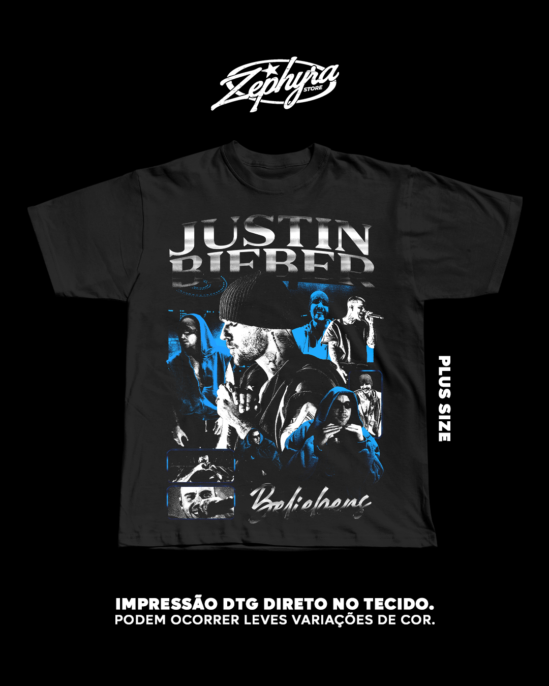 Plus Size - Justin Bieber - JB
