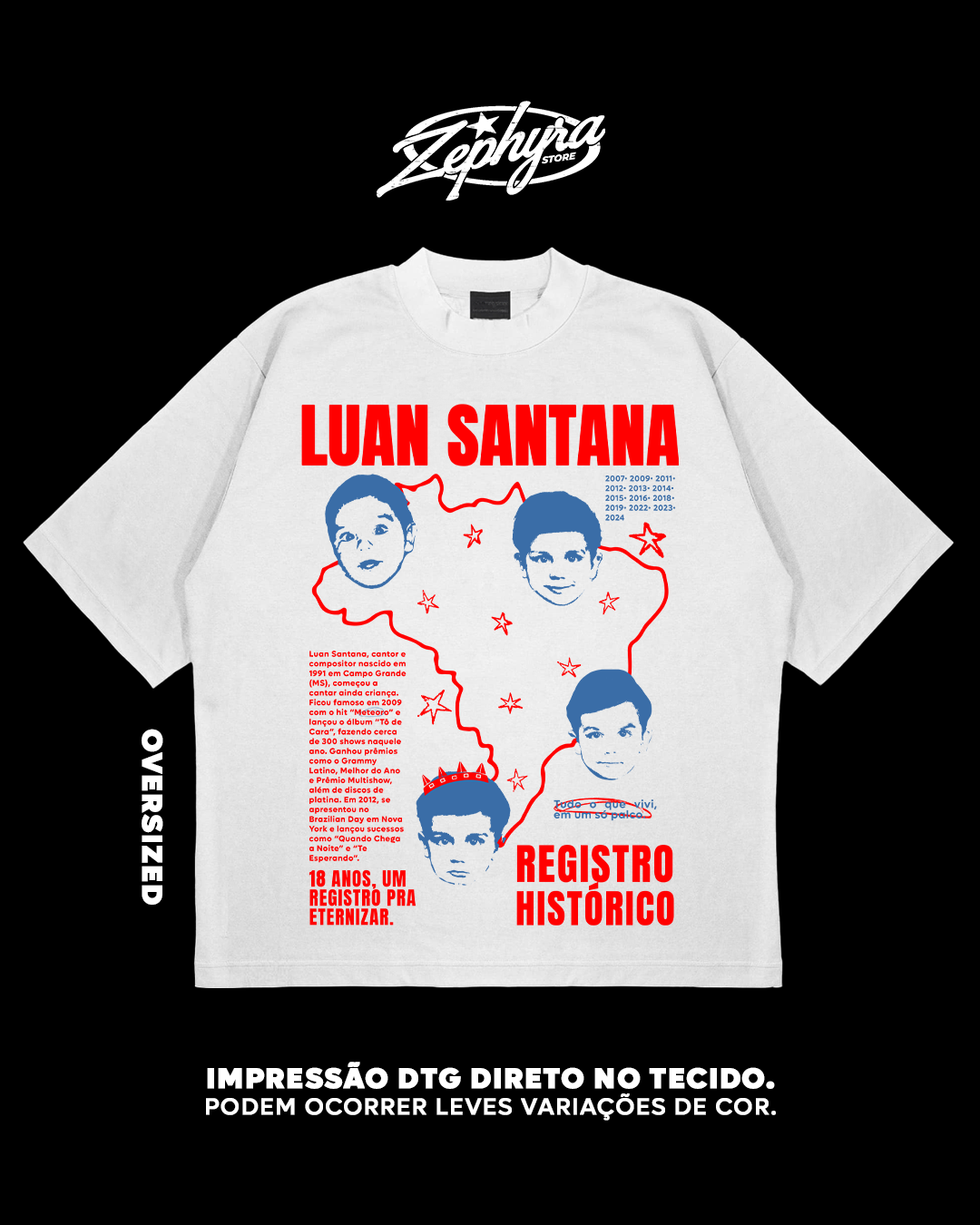 Oversized - Luan Santana - Registro histórico