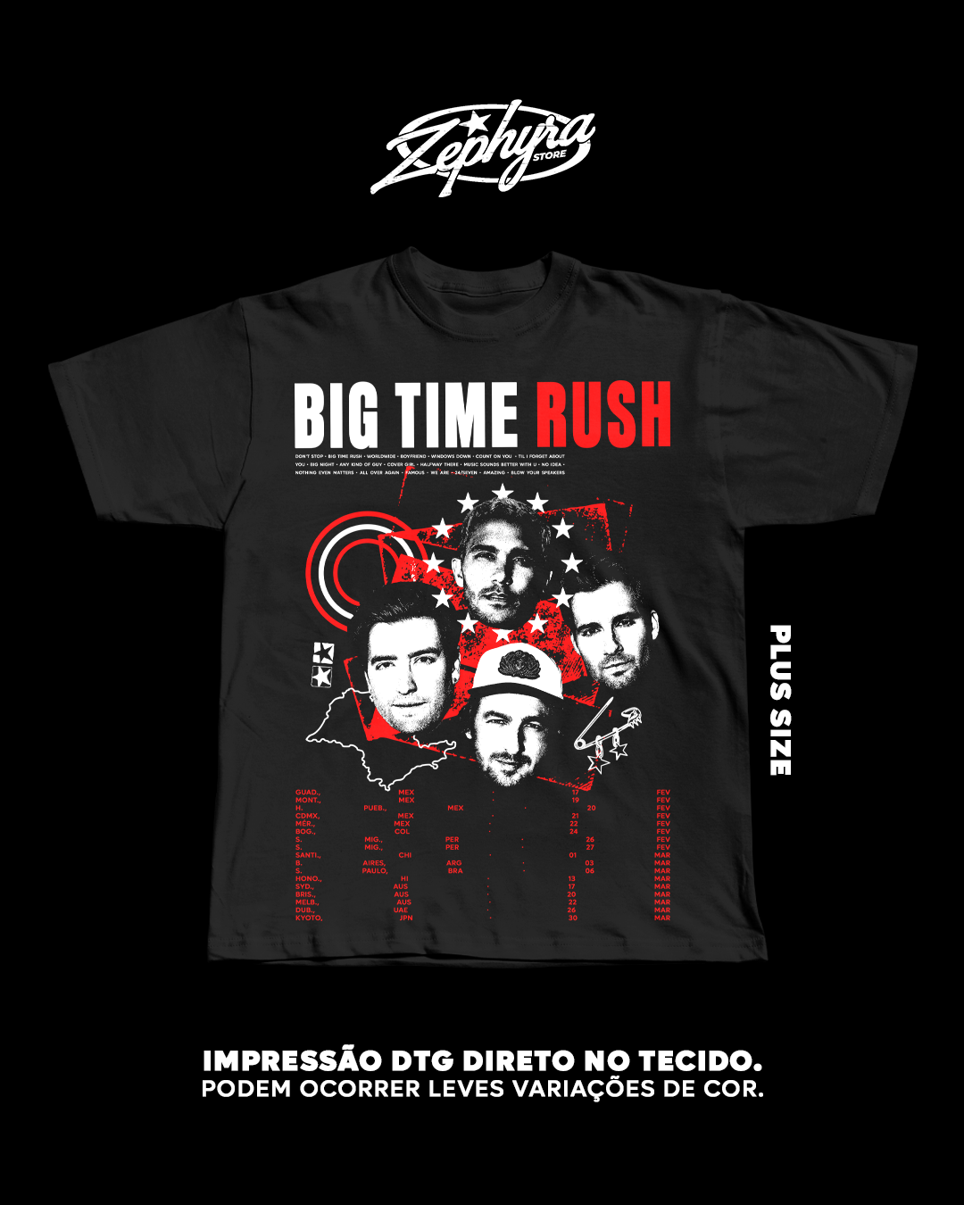 Plus Size - Big Time Rush - BTR