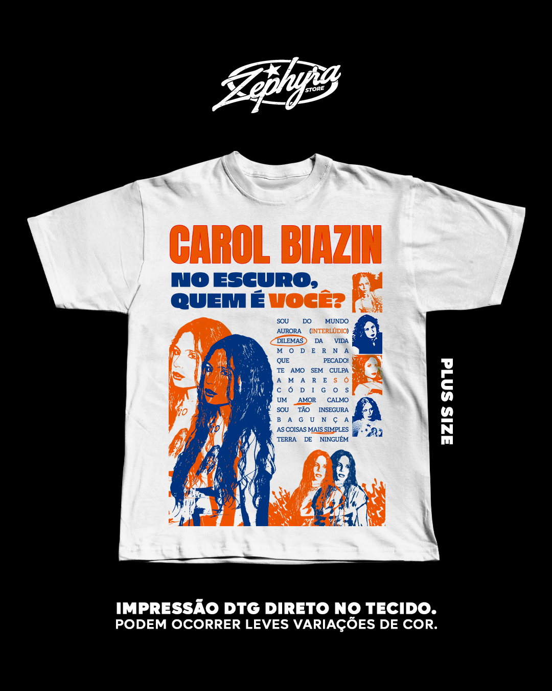 Plus Size - NO ESCURO QUEM É VOCÊ?  - Carol Biazin