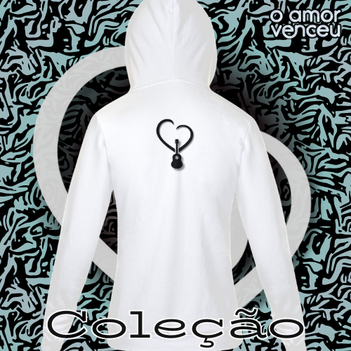 Moletom Com Zíper Amor Completo