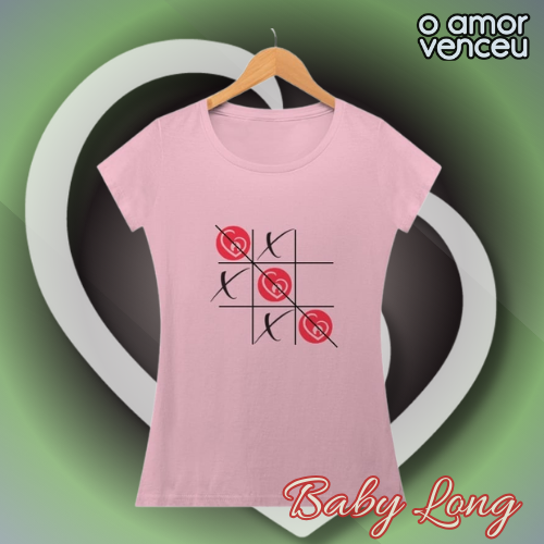 Baby Long Pima Amor Venceu Jogo