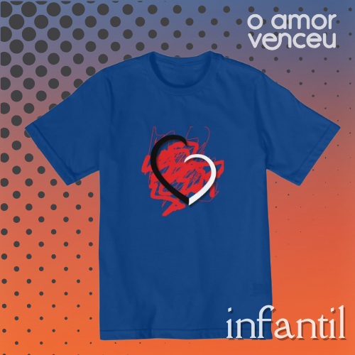Camiseta Quality Infantil Amor Livre