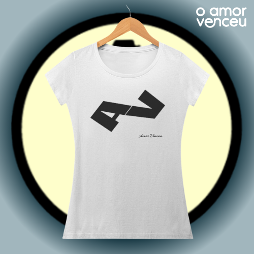 Baby Long Quality Iniciais Amor Venceu