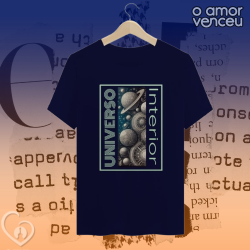 Camiseta Plus Size Universo Interior (Promoção)