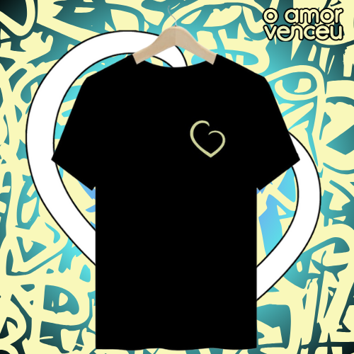 Camiseta Quality Coração Não Quebra