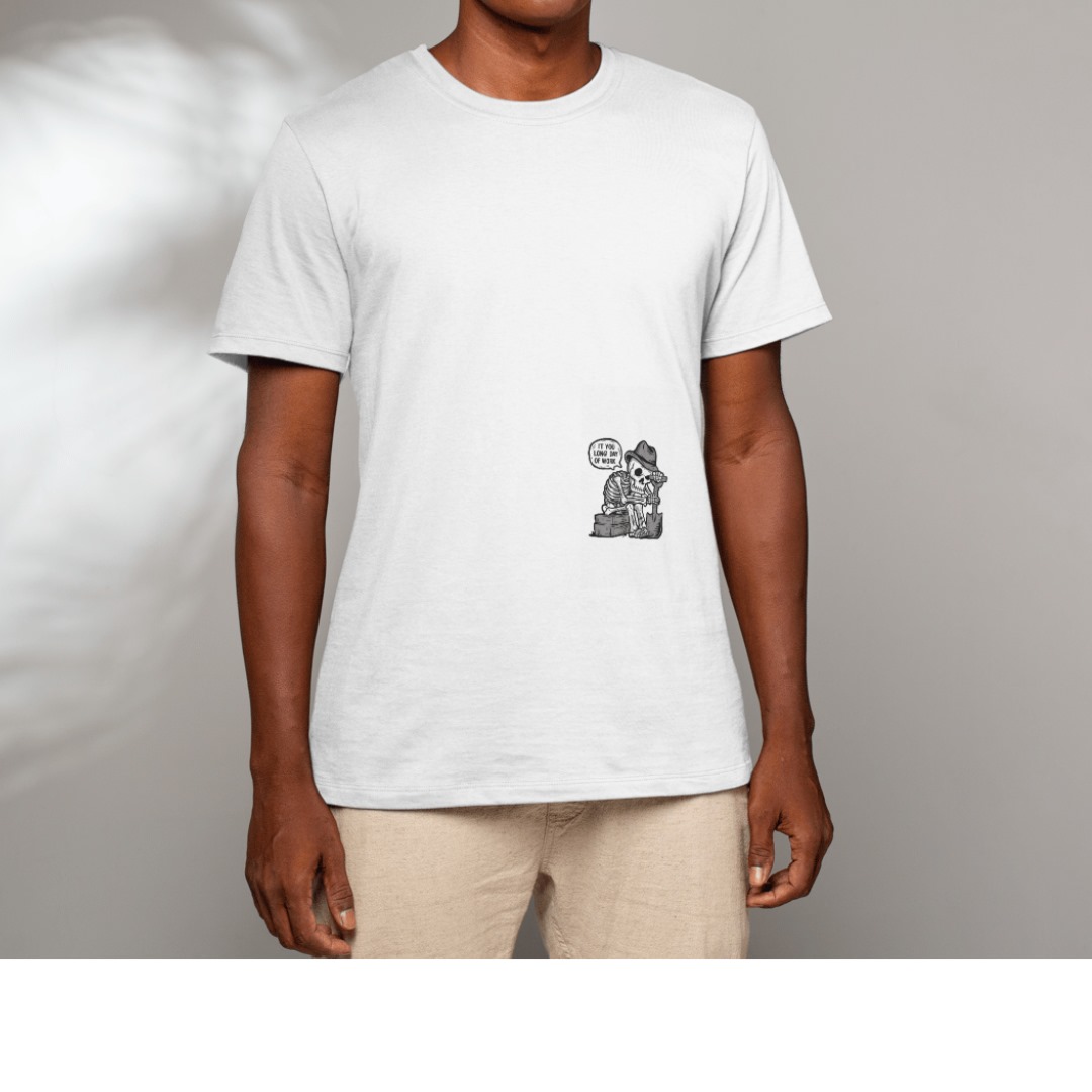 Caveira Cansada (Frente /Costas)