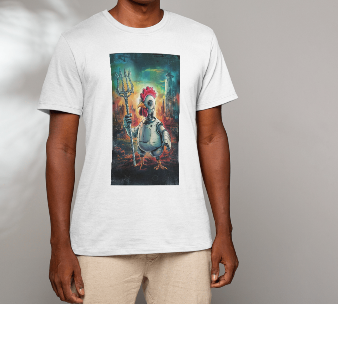 Galinha Robô - Tridente de Poseidon