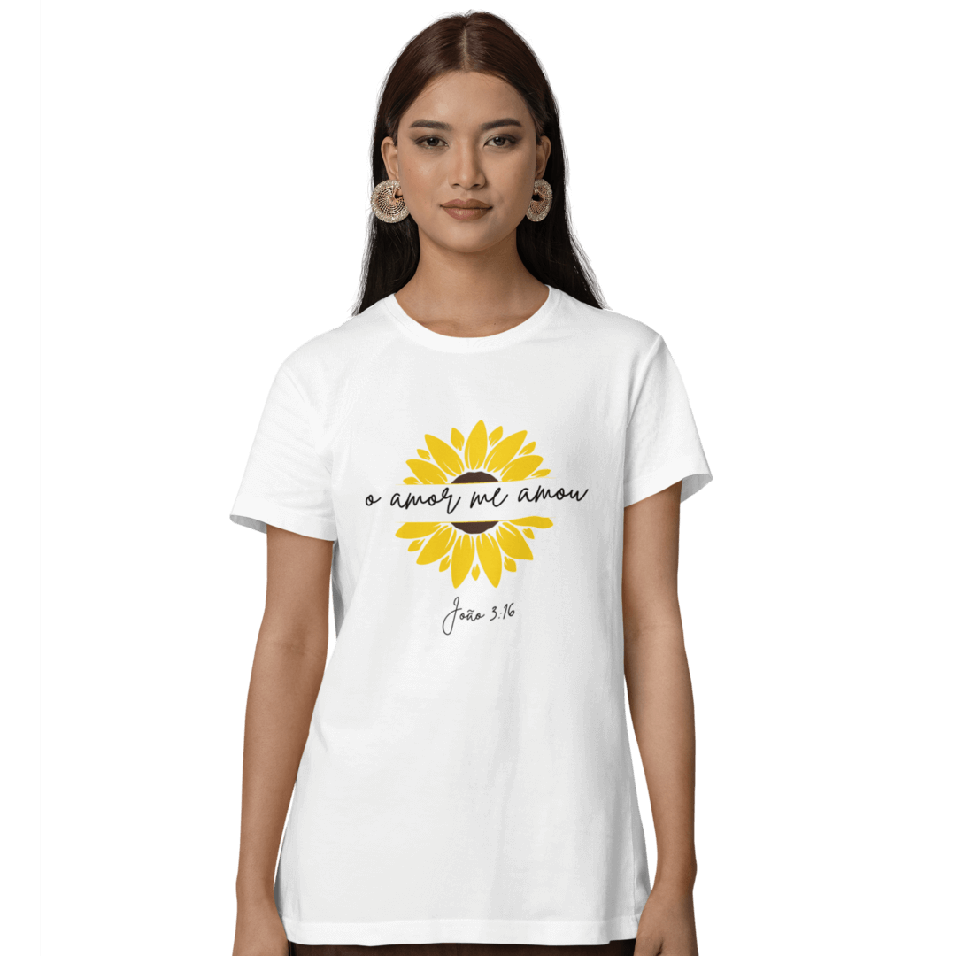 Camiseta Cristã Baby Long Prime - João 3:16