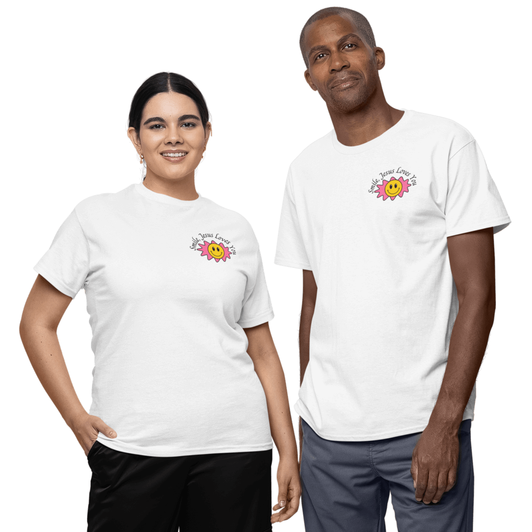 Camiseta Cristã Prime - Smile Jesus Loves You