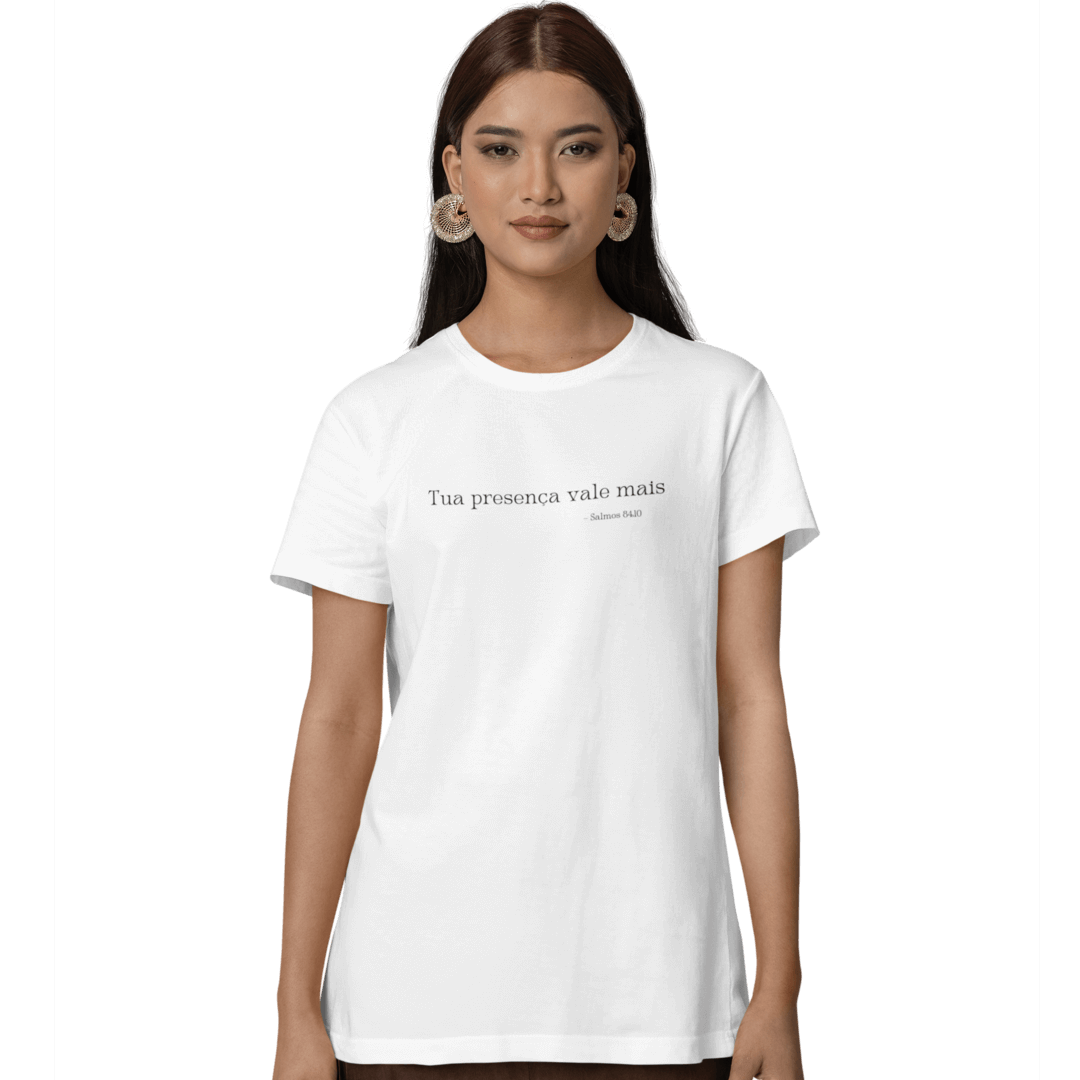 Camiseta Cristã Baby Long Prime - Salmos 84:10