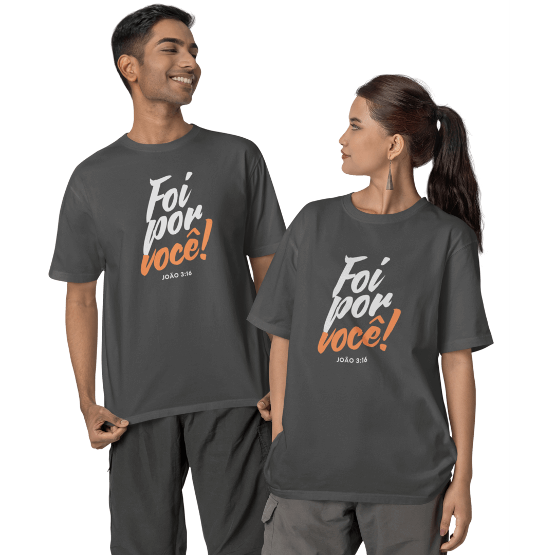 Camiseta Cristã Estonada - João 3:16