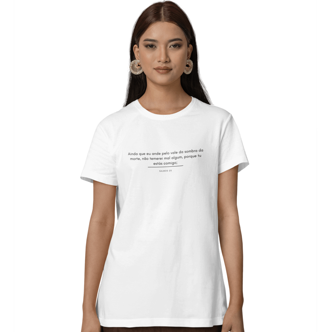 Camiseta Cristã Baby Long Prime - Salmos 23