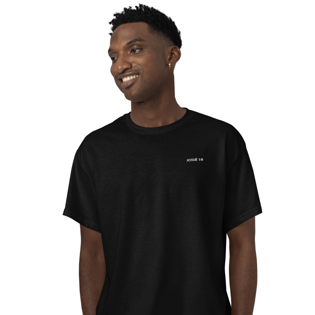 Camiseta Cristã Prime - Josué 1:9 - Minimalista