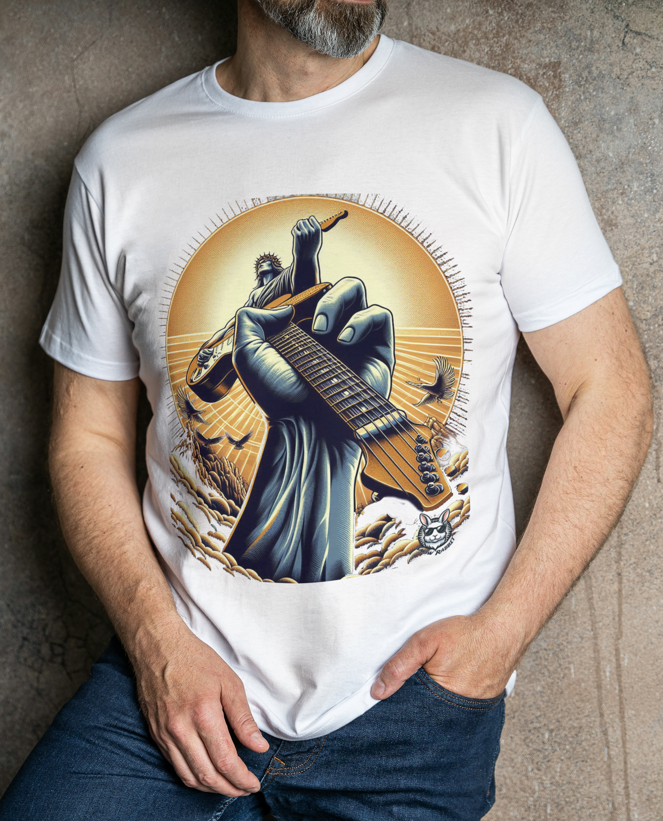 Camiseta Classica Adulto - Guitarra