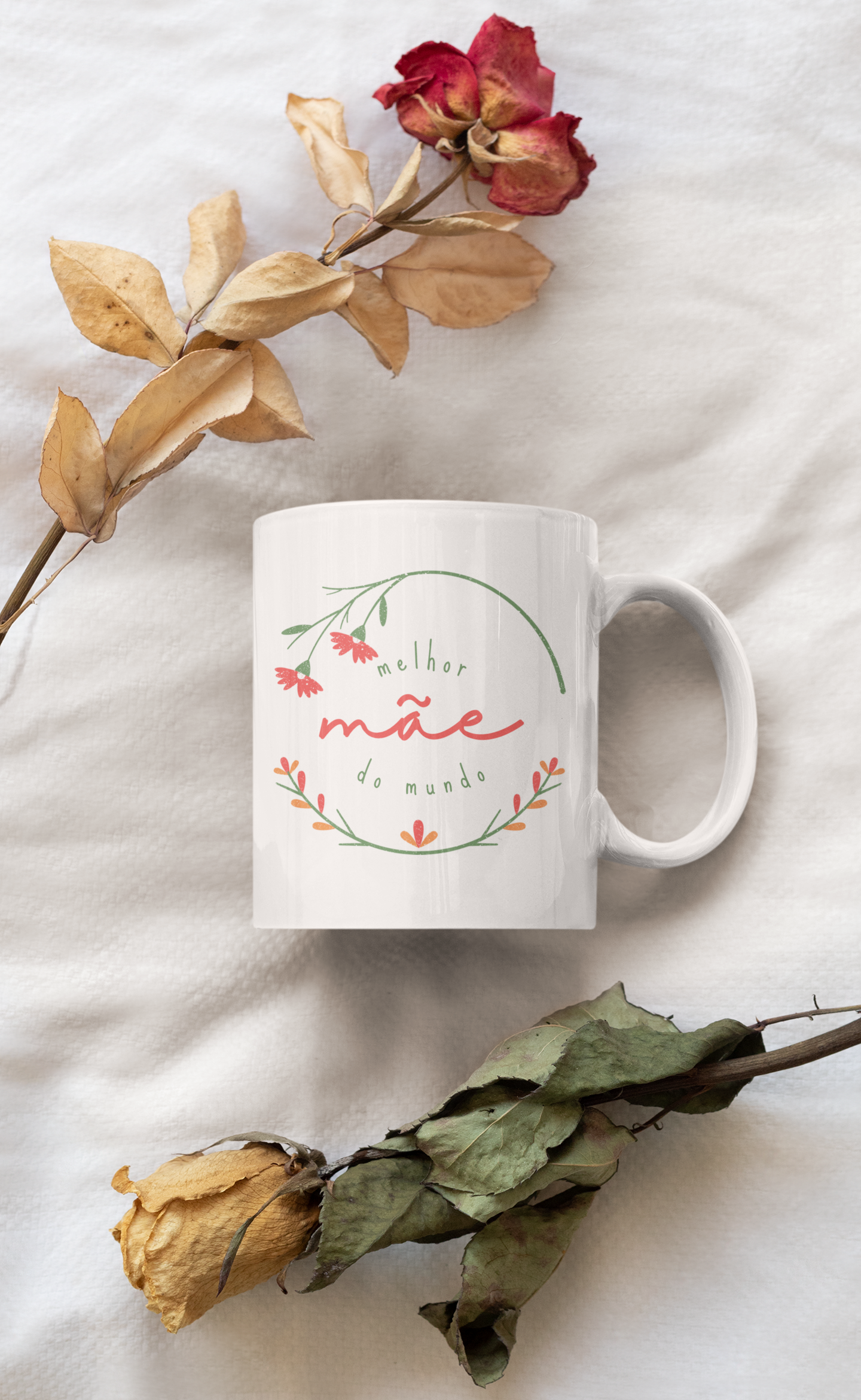 Caneca dia das Mães - melhor mãe do mundo