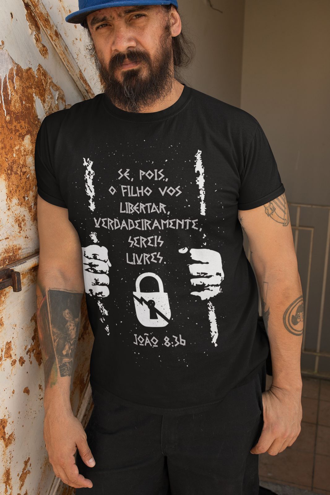 Camiseta Masculina - João 8:36