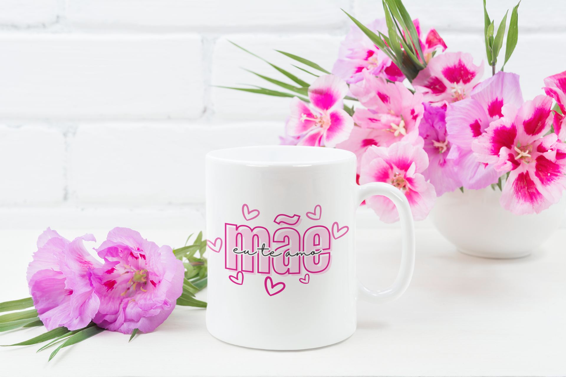 Caneca dia das Mães - Mãe te amo 