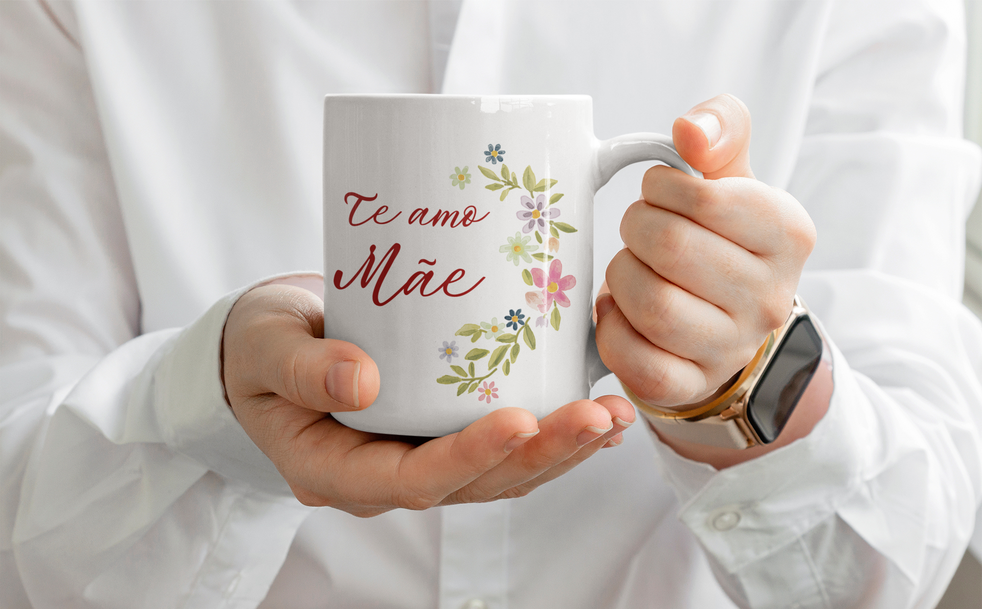 Caneca Dia das mães - Mãe te amo