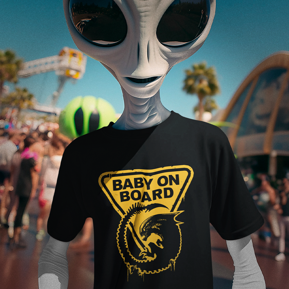 Camiseta Alien Baby on Board