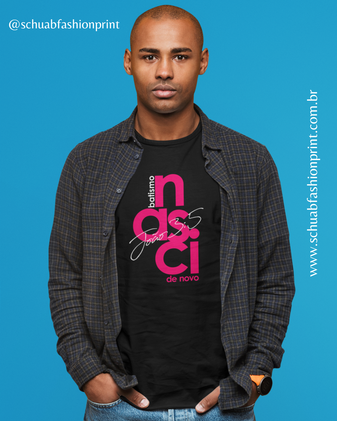 MASCI DE NOVO - CAMISETA UNISSEX - QUALITY 