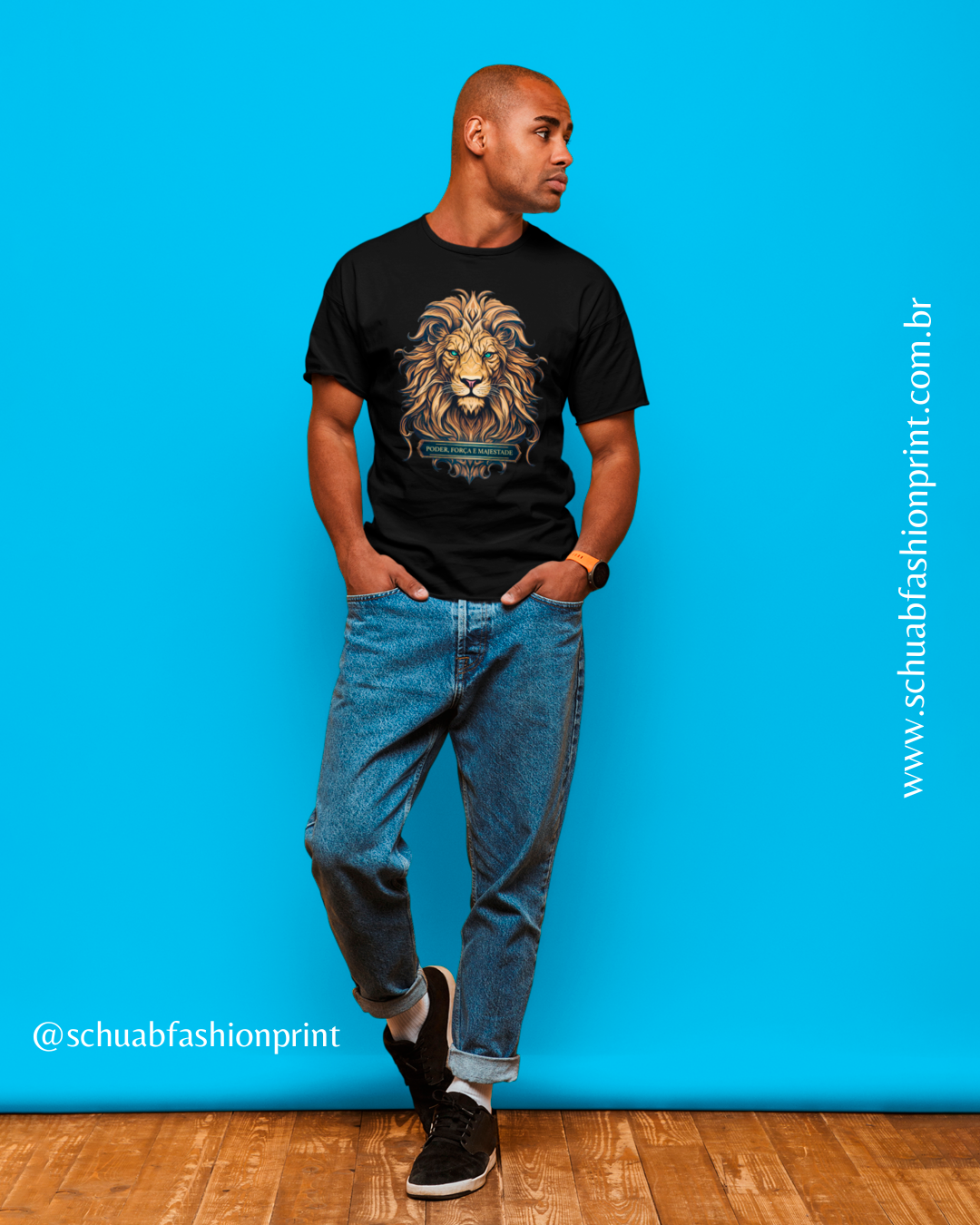LEAO - FORÇA , PODER E MAJESTADE - MASCULINA QUALITE
