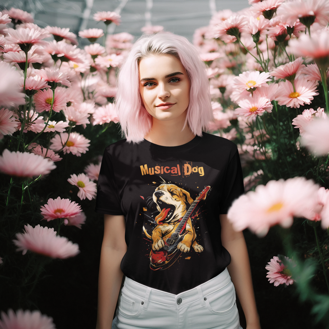 Camiseta Musical Dog
