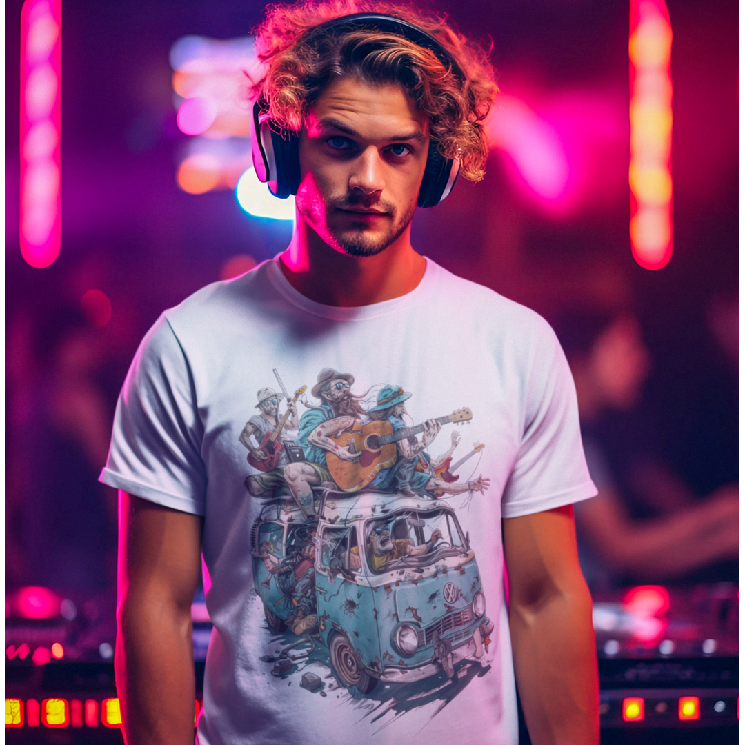 Camiseta Kombi de Musico
