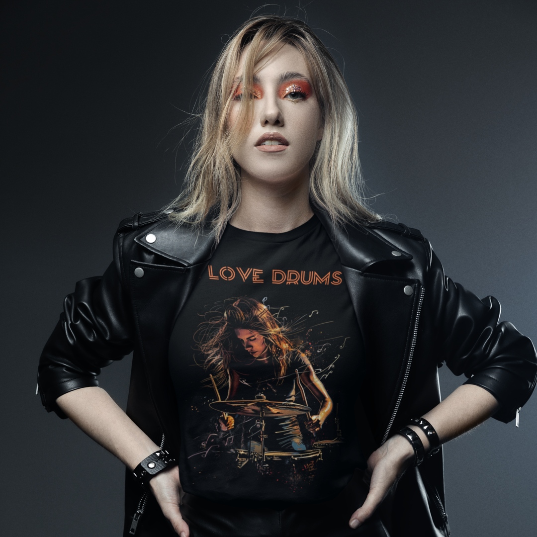 Camiseta Love Drums